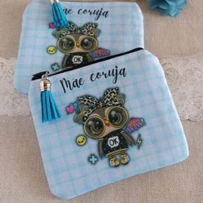 Mini Porta moedas - Mãe Coruja