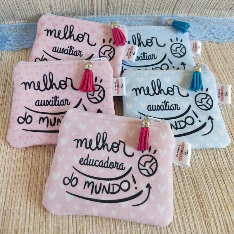 Mini Porta Moedas - Final de ano letivo