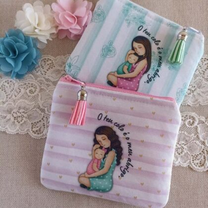 Mini Porta moedas - O teu colo é o meu abrigo