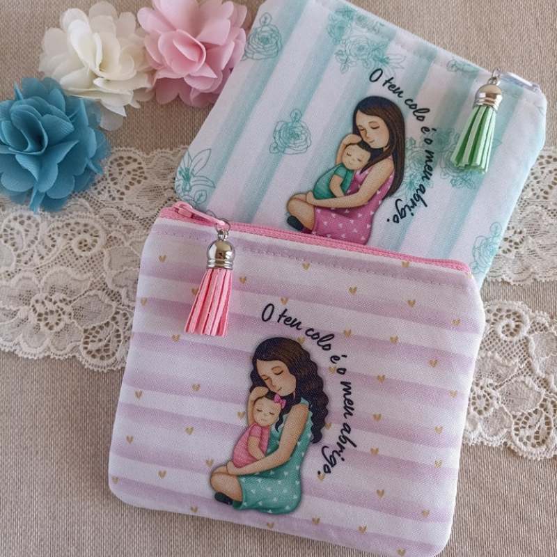 Mini Porta moedas - O teu colo é o meu abrigo