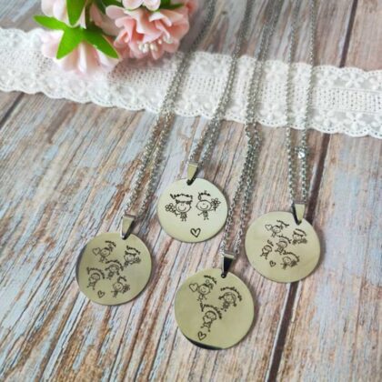 Colar Personalizado em Aço Inoxidável