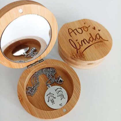 Porta Jóias Personalizado - Avó - Com iman