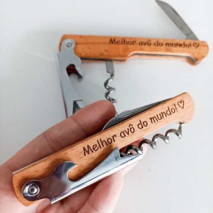 Saca Rolhas Personalizado - Avô