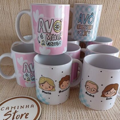 Caneca Personalizada Avós - Netos