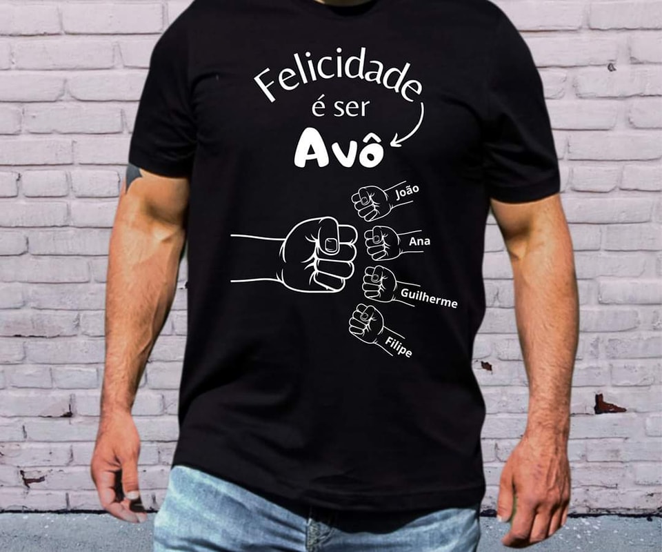 T-shirt Personalizada Avô - Netos