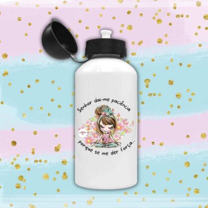 Garrafa Personalizada de alumínio - Paciência