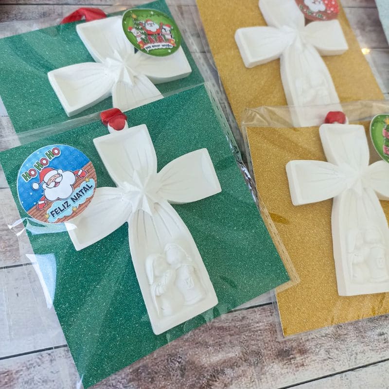 Enfeite Gesso Perfumado - Cruz
