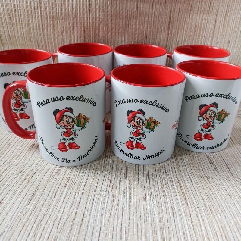 Caneca Personalizada Vermelha - Para Uso Exclusivo - Image 4