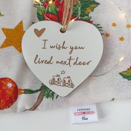 Enfeite Personalizado MDF - Coração