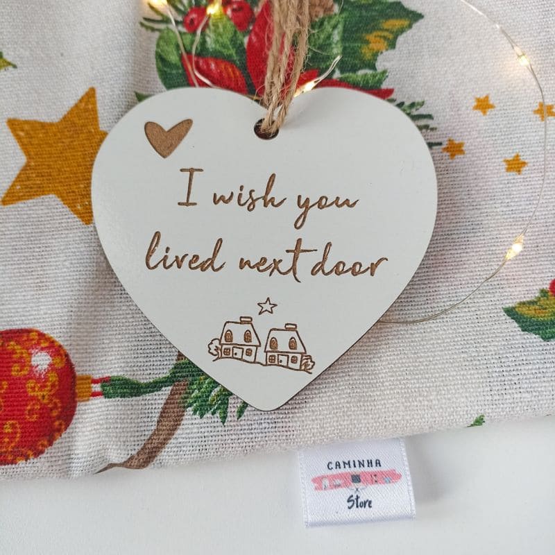 Enfeite Personalizado MDF - Coração