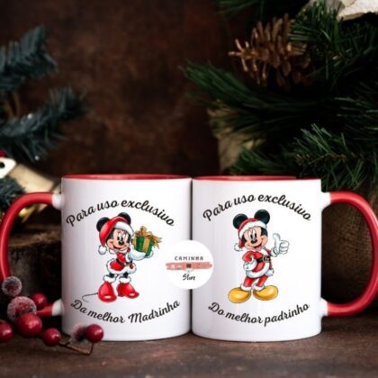 Caneca Personalizada Vermelha - Para Uso Exclusivo