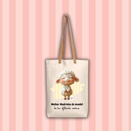 Ecobag Personalizado - Alças Napa - Ovelhinha