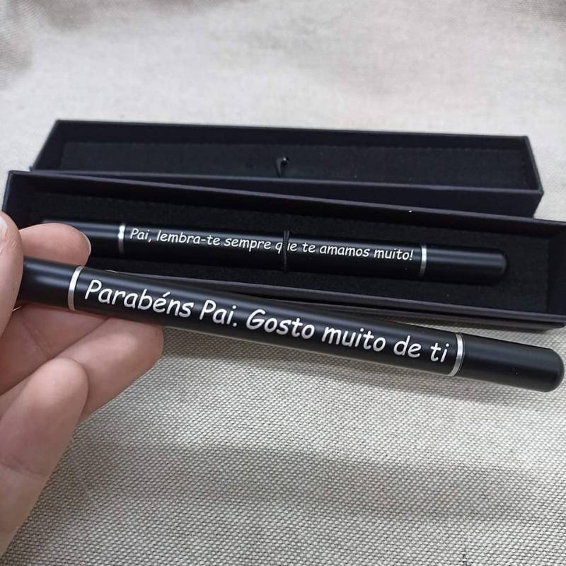 Caneta Personalizada - Dupla