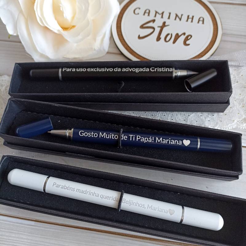 Caneta Personalizada - Dupla