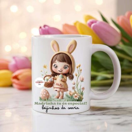 Caneca Personalizada Branca - Madrinha