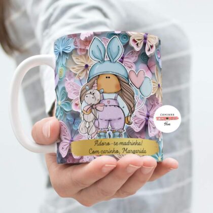 Caneca Personalizada - Madrinha Borboletas
