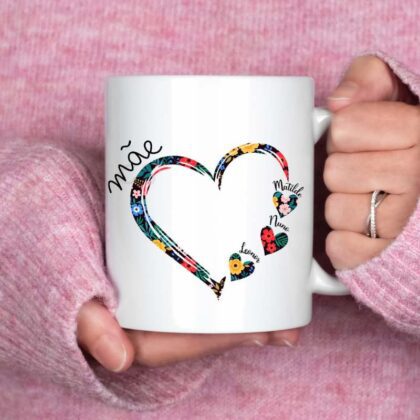 Caneca Personalizada - Mãe - Coração