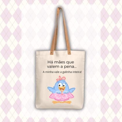 Ecobag personalizado - Mãe - Galinha