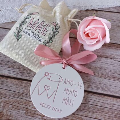 Enfeite Gesso Perfumado - Mãe