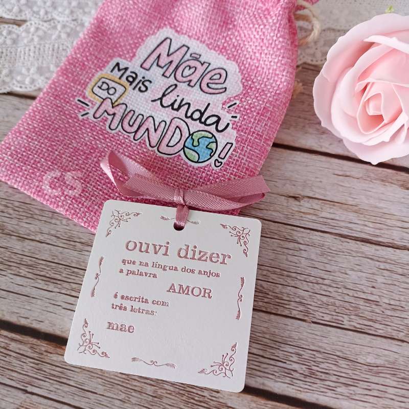 Enfeite Gesso Perfumado - Mãe - Amor