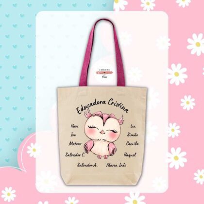 Ecobag Personalizado Corujinha - Escola