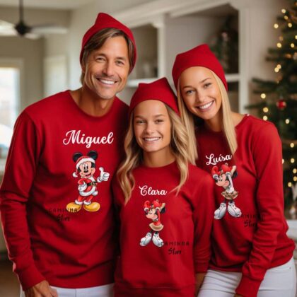 Sweat Personalizada Natal - M&M