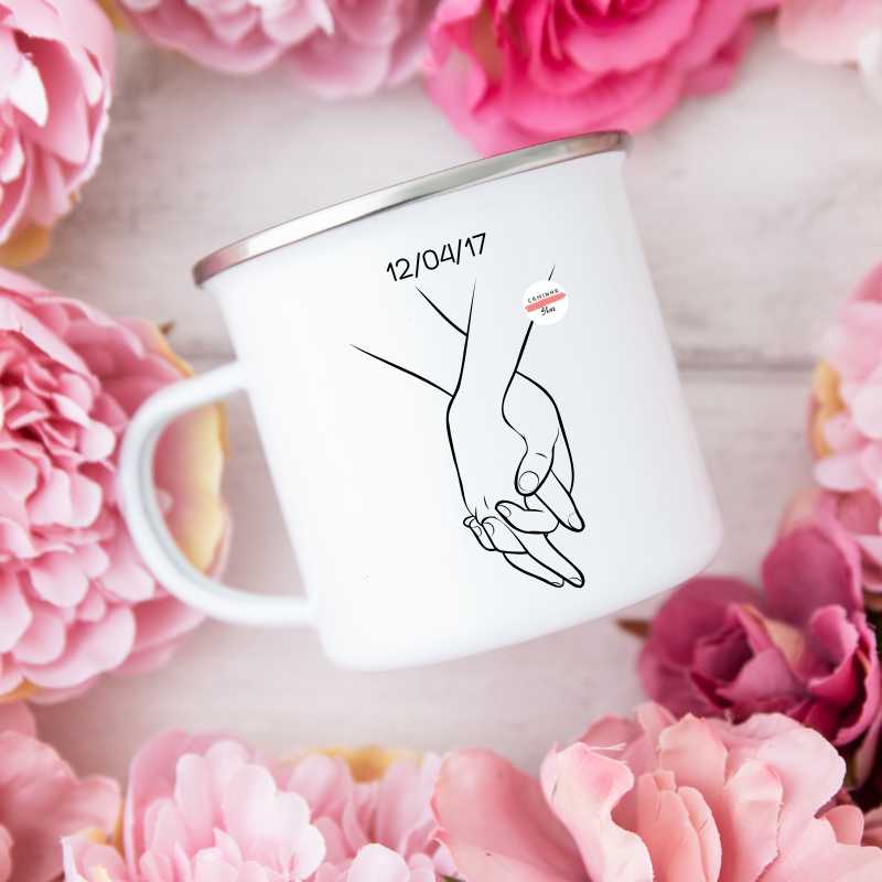 Caneca Esmalte Personalizada - Data