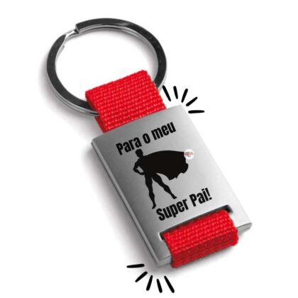 Porta Chaves Metálico - Super Pai