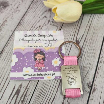 porta chaves catequista