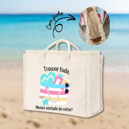 saco personalizado trouxe tudo