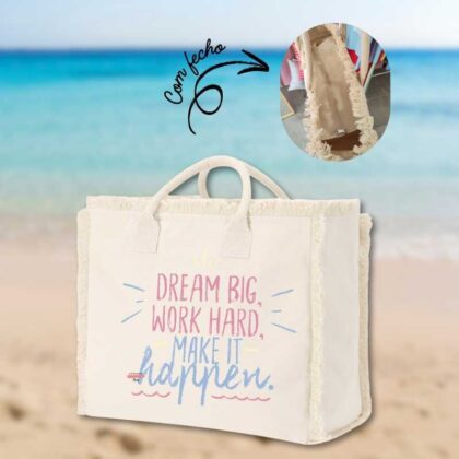 Saco praia personalizado